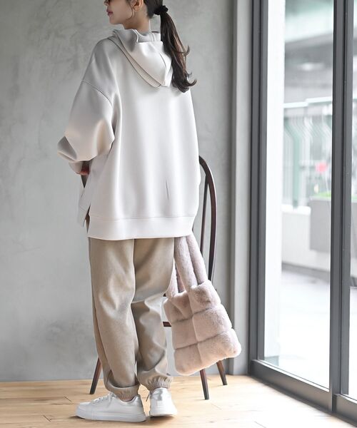 rps(アールピーエス)の「カットコールジョガーパンツ(その他パンツ・レディース・ブラック/ベージュ・フリー)」の14枚目の写真