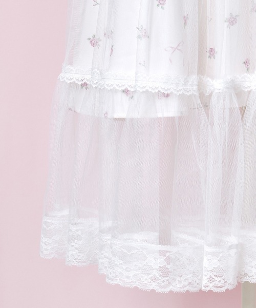 mellfy memory(メルフィーメモリー)の「Fairy tale rose tulle veill ワンピース(ワンピース・レディース・レッド/ピンク・M/S)」の9枚目の写真