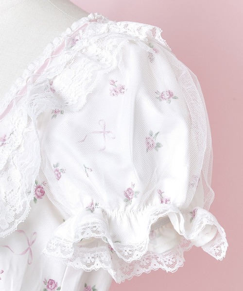 mellfy memory(メルフィーメモリー)の「Fairy tale rose tulle veill ワンピース(ワンピース・レディース・レッド/ピンク・M/S)」の7枚目の写真