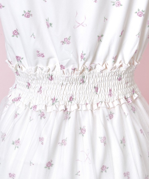 mellfy memory(メルフィーメモリー)の「Fairy tale rose tulle veill ワンピース(ワンピース・レディース・レッド/ピンク・M/S)」の11枚目の写真