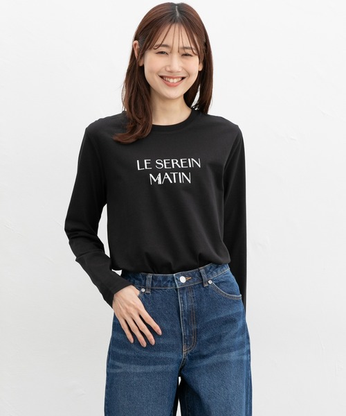 Honeys(ハニーズ)の「ロゴプリントTシャツ(Tシャツ/カットソー・レディース・イエロー/ラベンダー/杢グレー/ホワイト/ブラック・LL/L/S/M)」の12枚目の写真