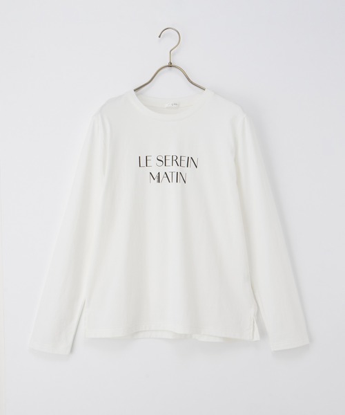 Honeys(ハニーズ)の「ロゴプリントTシャツ(Tシャツ/カットソー・レディース・イエロー/ラベンダー/杢グレー/ホワイト/ブラック・LL/L/S/M)」の20枚目の写真