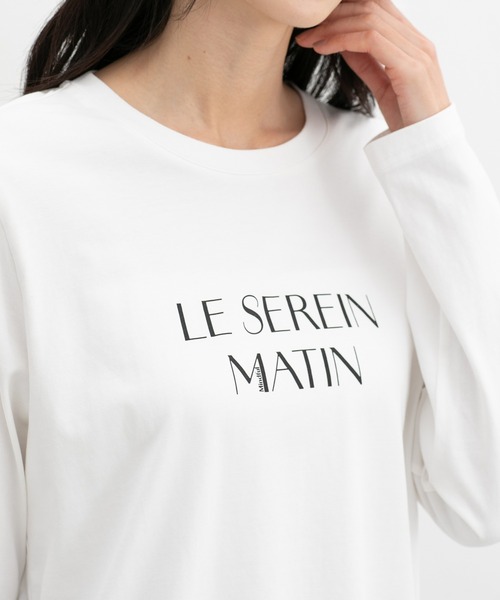 Honeys(ハニーズ)の「ロゴプリントTシャツ(Tシャツ/カットソー・レディース・イエロー/ラベンダー/杢グレー/ホワイト/ブラック・LL/L/S/M)」の7枚目の写真