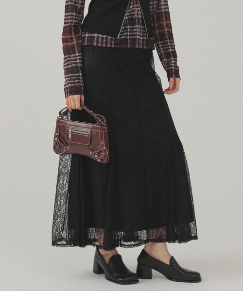 Ray BEAMS（レイビームス）の「レース 2way マーメイド スカート [手洗い可]（スカート・レディース・ホワイト/ブラック・1/0）」の16枚目の写真