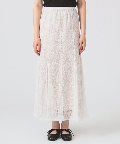 Ray BEAMS（レイビームス）の「レース 2way マーメイド スカート [手洗い可]（スカート・レディース・ホワイト/ブラック・1/0）」の22枚目の写真
