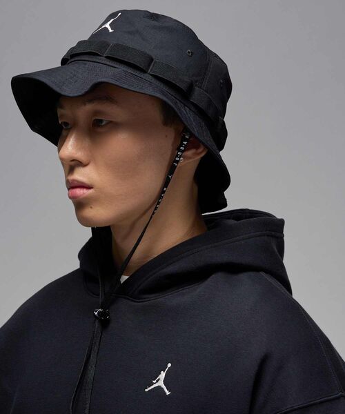 JORDAN BRAND（ジョーダンブランド）の「ジョーダン エイペックス バケットハット / Jordan Apex Bucket Hat HM5753-010 Black（ハット・メンズ・ブラック・L/M/S）」の7枚目の写真