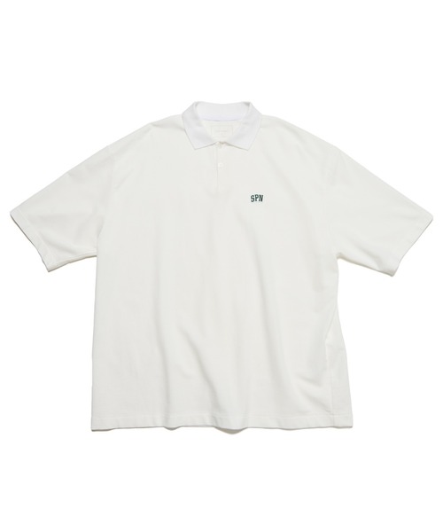 SOPHNET.(ソフネット)の「SPN WAPPEN OVERSIZED POLO(ポロシャツ・メンズ・ブラック/カーキ/ホワイト・SMALL/MEDIUM/LARGE/X-LARGE)」の2枚目の写真