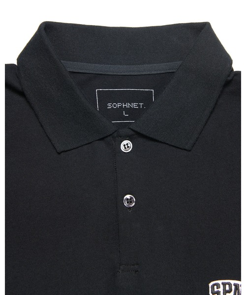 SOPHNET.(ソフネット)の「SPN WAPPEN OVERSIZED POLO(ポロシャツ・メンズ・ブラック/カーキ/ホワイト・SMALL/MEDIUM/LARGE/X-LARGE)」の6枚目の写真