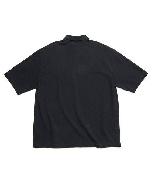 SOPHNET.(ソフネット)の「SPN WAPPEN OVERSIZED POLO(ポロシャツ・メンズ・ブラック/カーキ/ホワイト・SMALL/MEDIUM/LARGE/X-LARGE)」の5枚目の写真
