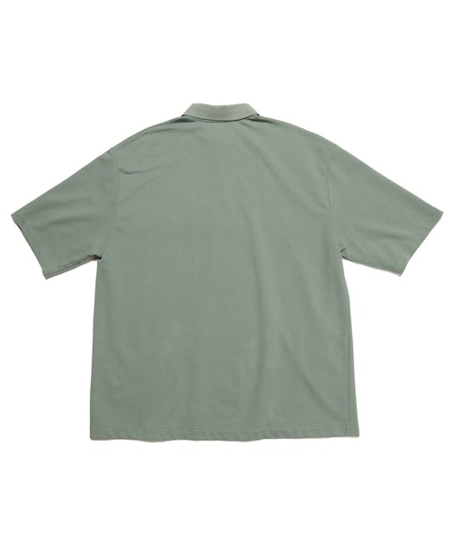 SOPHNET.(ソフネット)の「SPN WAPPEN OVERSIZED POLO(ポロシャツ・メンズ・ブラック/カーキ/ホワイト・SMALL/MEDIUM/LARGE/X-LARGE)」の8枚目の写真