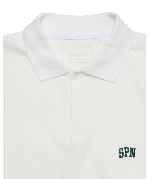 SOPHNET.(ソフネット)の「SPN WAPPEN OVERSIZED POLO(ポロシャツ・メンズ・ブラック/カーキ/ホワイト・SMALL/MEDIUM/LARGE/X-LARGE)」の12枚目の写真