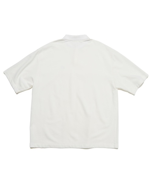 SOPHNET.(ソフネット)の「SPN WAPPEN OVERSIZED POLO(ポロシャツ・メンズ・ブラック/カーキ/ホワイト・SMALL/MEDIUM/LARGE/X-LARGE)」の11枚目の写真