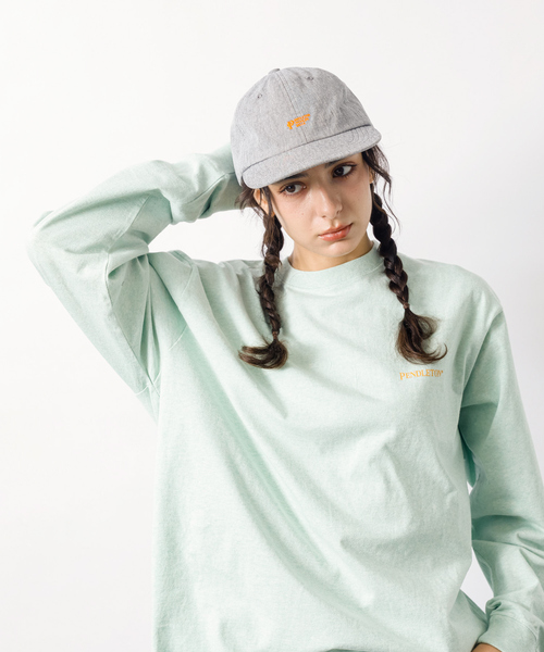PENDLETON(ペンドルトン)の「【PENDLETON / ペンドルトン】ECOPET DUNGAREE/6パネルキャップ/ワンポイント刺繍/PDT-000-251045(キャップ・メンズ・ブラック/ベージュ/ピンク・フリー)」の4枚目の写真