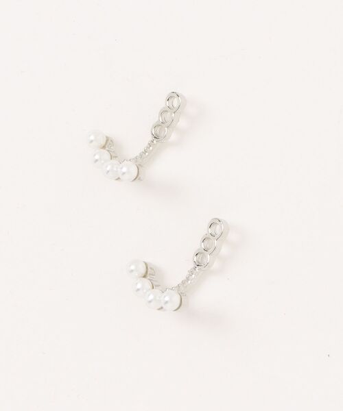 NO WAY(ノーウェイ)の「/ブラックカラーリボンモチーフピアス6点セット/アクリルハートモチーフパール(MA/EK237)(ピアス(両耳用)・レディース・シルバー・FREE)」の6枚目の写真
