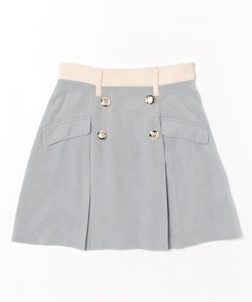 REDYAZEL(レディアゼル)の「【セットアップ可能】ダブルボタンバイカラーミニスカート(スカート・レディース・グレー/オフホワイト/ピンク・SMALL/MEDIUM)」の22枚目の写真