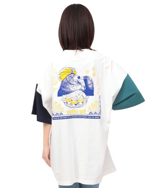 インドカリーベアTシャツ【ユニセックス】（Tシャツ/カットソー