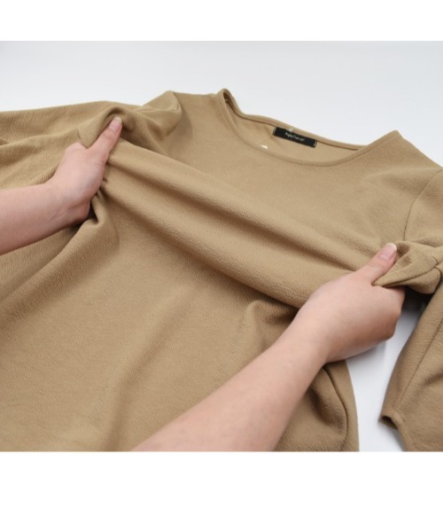 aquagarage(アクアガレージ)の「つぼみ袖トップス(Tシャツ/カットソー・レディース・アイボリー/ブラック/ベージュ・ONESIZE)」の10枚目の写真