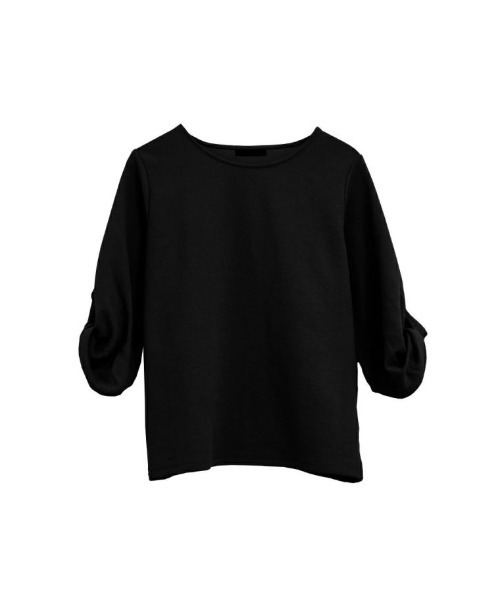 aquagarage(アクアガレージ)の「つぼみ袖トップス(Tシャツ/カットソー・レディース・アイボリー/ブラック/ベージュ・ONESIZE)」の14枚目の写真