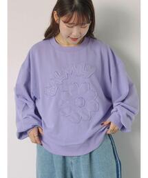 ehka sopo | 花ワッペンスウェット(スウェット)