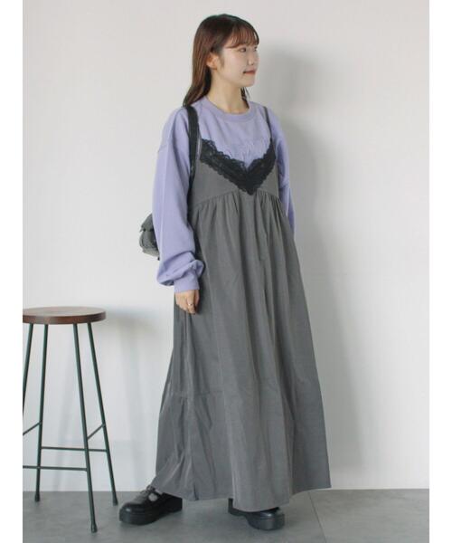 ehka sopo（エヘカソポ）の「花ワッペンスウェット（スウェット・レディース・ミント/オフホワイト/ブルー/グレー・F）」の17枚目の写真