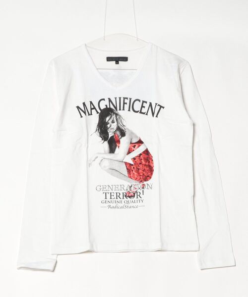 INNOCENT(イノセント)の「『in the attic』箔プリント/ラインストーンデザインT(Tシャツ/カットソー・メンズ・ブラック/ホワイト・X-LARGE/MEDIUM/LARGE)」の7枚目の写真