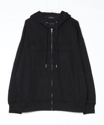 Cross zip-up hoodie / クロスエンボス ジップアップパーカー フーディ unisex