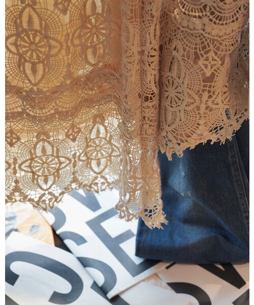 JOURNAL STANDARD LUXE(ジャーナルスタンダード ラックス)の「《追加2》レースMIXスカート(スカート・レディース・ブラック/アイボリー・FREE)」の13枚目の写真