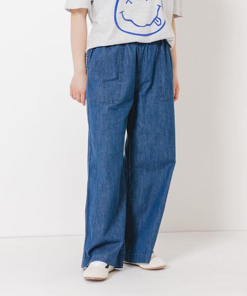 URBAN RESEARCH Sonny Label（アーバンリサーチサニーレーベル）の「デニムベイカーイージーパンツ（デニムパンツ・レディース・インディゴブルー/ライトインディゴブルー・36/38）」の15枚目の写真