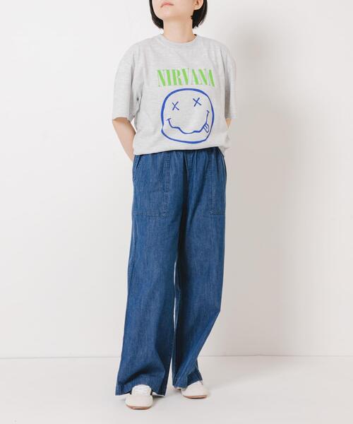 URBAN RESEARCH Sonny Label（アーバンリサーチサニーレーベル）の「デニムベイカーイージーパンツ（デニムパンツ・レディース・インディゴブルー/ライトインディゴブルー・36/38）」の18枚目の写真
