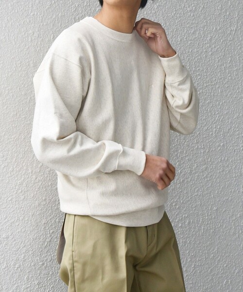 Champion(チャンピオン)の「【SHIPS any別注】Champion: リバースウィーブ(R) STANDARD スウェット◇(スウェット・メンズ・グレー/ナチュラル・SMALL/MEDIUM/LARGE/X-LARGE)」の7枚目の写真