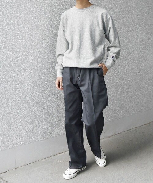 Champion(チャンピオン)の「【SHIPS any別注】Champion: リバースウィーブ(R) STANDARD スウェット◇(スウェット・メンズ・グレー/ナチュラル・SMALL/MEDIUM/LARGE/X-LARGE)」の15枚目の写真