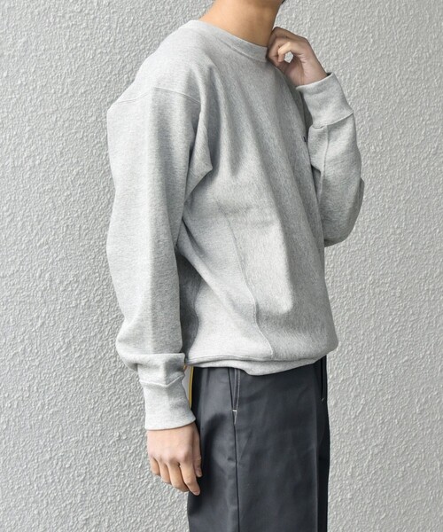 Champion(チャンピオン)の「【SHIPS any別注】Champion: リバースウィーブ(R) STANDARD スウェット◇(スウェット・メンズ・グレー/ナチュラル・SMALL/MEDIUM/LARGE/X-LARGE)」の20枚目の写真