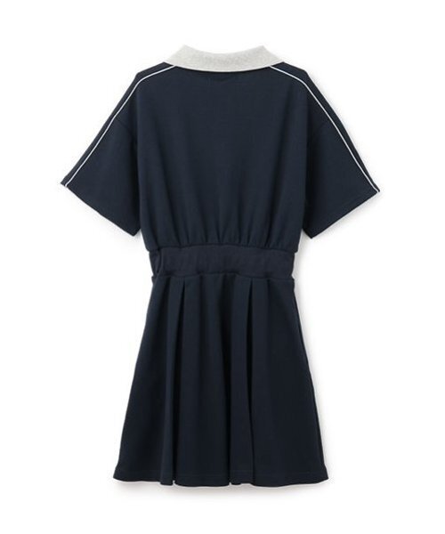 pom ponette junior(ポンポネットジュニア)の「ハーフZIPカットワンピース(ワンピース・キッズ・ネイビー/ブルー・M:150cm/L:160cm/S:140cm/LL(165cm))」の7枚目の写真