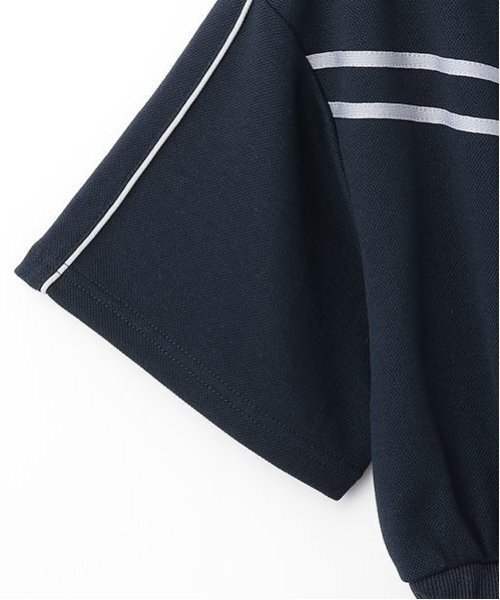 pom ponette junior(ポンポネットジュニア)の「ハーフZIPカットワンピース(ワンピース・キッズ・ネイビー/ブルー・M:150cm/L:160cm/S:140cm/LL(165cm))」の9枚目の写真