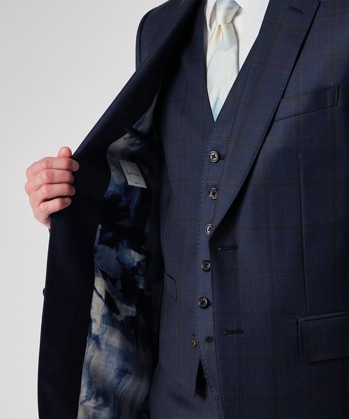 Paul Smith ポールスミス バルーン柄 絹混 セットアップスーツ 総柄 Paul Smith ポールスミス バルーン柄 絹混 セットアップスーツ 総柄