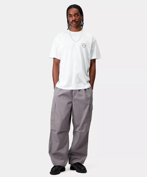 Carhartt WIP（カーハートダブリューアイピー）の「Carhartt WIP/カーハートダブリューアイピー 半袖Tシャツ バックプリント S/S FUROSHIKIT-SHIRT I034655（Tシャツ/カットソー・メンズ・ホワイト/ダークブルー/ブラック・XL/L/M）」の5枚目の写真