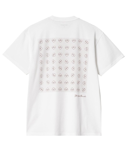 Carhartt WIP（カーハートダブリューアイピー）の「Carhartt WIP/カーハートダブリューアイピー 半袖Tシャツ バックプリント S/S FUROSHIKIT-SHIRT I034655（Tシャツ/カットソー・メンズ・ホワイト/ダークブルー/ブラック・XL/L/M）」の8枚目の写真