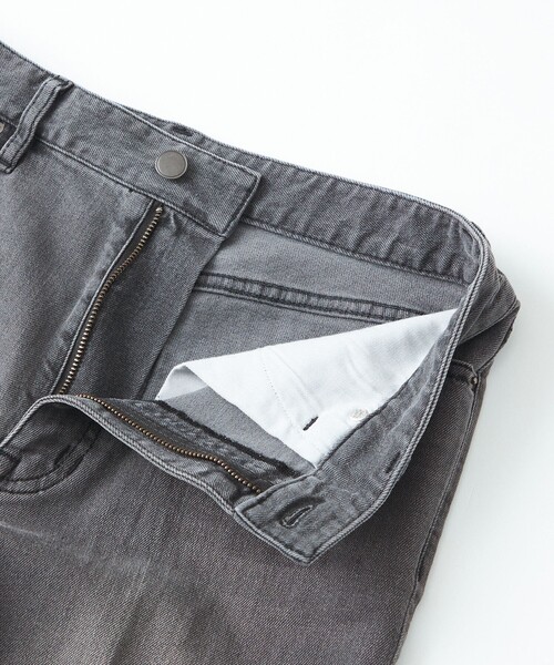 CAST:(キャストコロン)の「【美シルエット】クロップドストレッチデニム(デニムパンツ・レディース・ブラック・L/XS/M/S)」の13枚目の写真