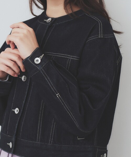 デニムジャケット ブラック 未洗い RACER WORLDWIDEレーサーワールドワイド｜Black Denim Jacket