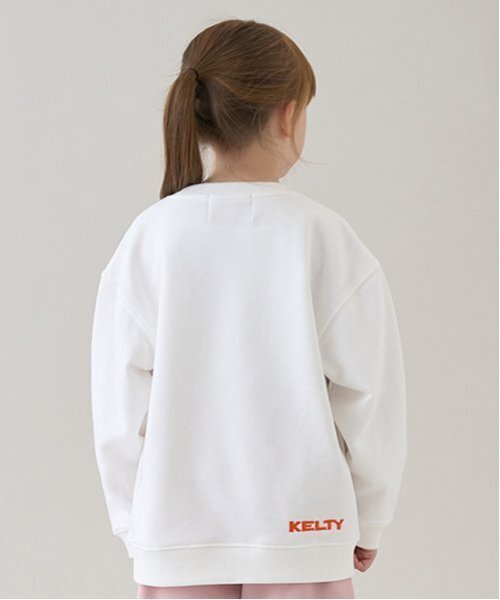 minimal(ミニマル)の「【KELTY】裏毛スエットプルオーバー(スウェット・キッズ・ブラック/ホワイト/カラフル/黄緑系・140cm/100cm/130cm/110cm/120cm)」の6枚目の写真