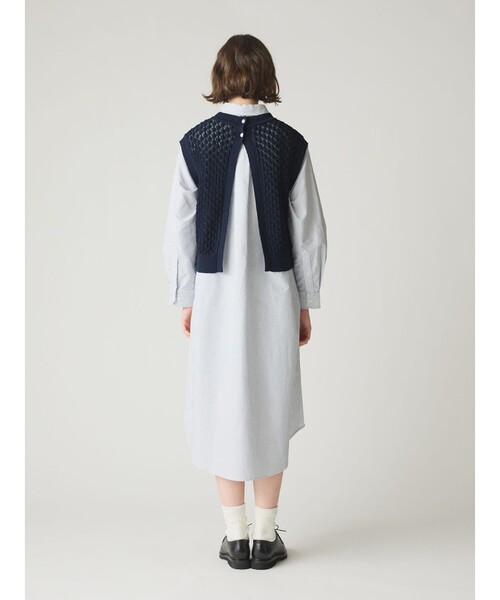 ベスト ジレ MidiUmi メッシュニットベスト レディース MidiUmi ベスト ジレ メッシュニットベスト レディース