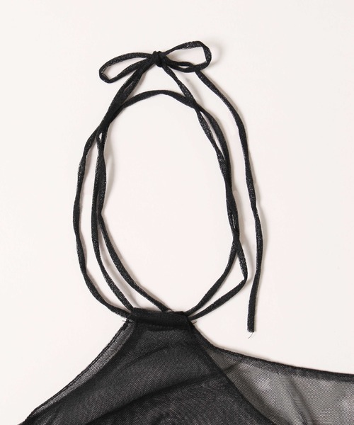 PHILLY（フィリー）の「【PHILLY】チュールフリルキャミソール（キャミソール・レディース・アイボリー/ブラック・FREE）」の13枚目の写真