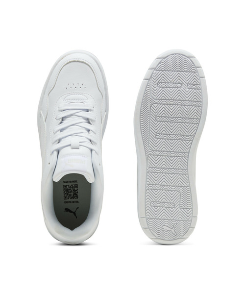 PUMA(プーマ)の「PUMA プーマ ウィメンズ コート ラリー SKYE スニーカー(スニーカー・レディース・ホワイト/ホワイト×ピンク/ホワイト×ブラック・22.0cm/26.0cm/25.5cm/23.5cm/23.0cm/22.5cm/25.0cm/24.5cm/24.0cm)」の6枚目の写真