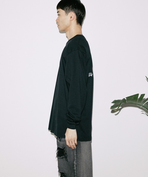 LONELY/論理（ロンリー）の「LONELY(論理)/ロンリー DOKURO LONELY LONG SLEEVE 長袖Tシャツ ロンT（Tシャツ/カットソー・メンズ・ホワイト/ブラック・M/L/XL）」の20枚目の写真