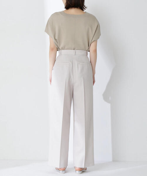Le Sans Pareil リネンストレートパンツ　42 lsp-14u-000007-1b.jpg