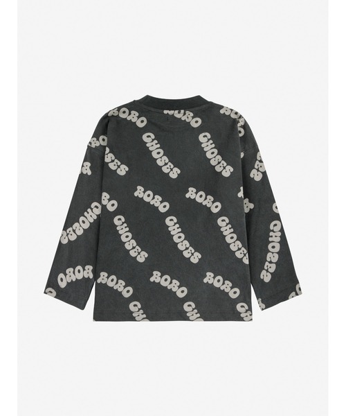 BOBO CHOSES(ボボショーズ)の「Wavy Bobo Choses all over T-sh(Tシャツ/カットソー・キッズ・ブラック・100/110/120/130/140)」の6枚目の写真