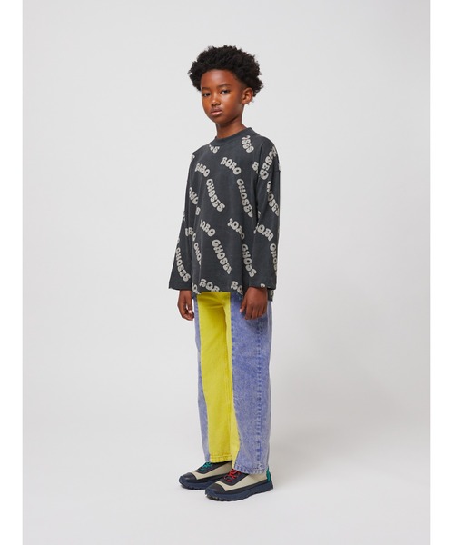 BOBO CHOSES(ボボショーズ)の「Wavy Bobo Choses all over T-sh(Tシャツ/カットソー・キッズ・ブラック・100/110/120/130/140)」の10枚目の写真