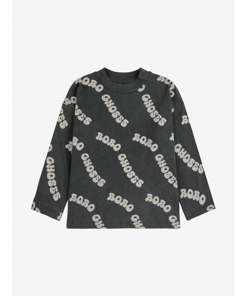 BOBO CHOSES(ボボショーズ)の「Wavy Bobo Choses all over T-sh(Tシャツ/カットソー・キッズ・ブラック・100/110/120/130/140)」の5枚目の写真