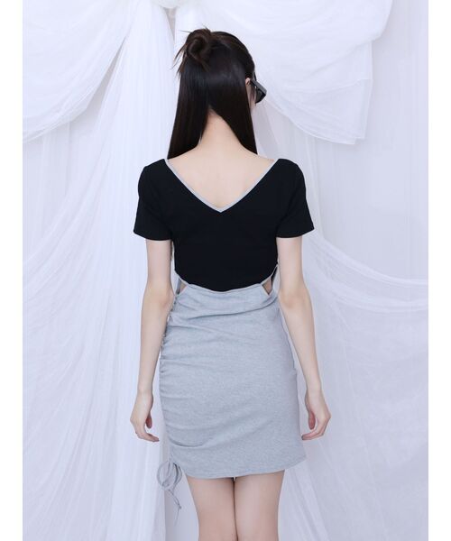 EATME（イートミー）の「カットアウトカットワンピース（ワンピース・レディース・ホワイト/ブラック・FREE）」の10枚目の写真