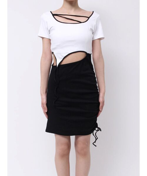 EATME（イートミー）の「カットアウトカットワンピース（ワンピース・レディース・ホワイト/ブラック・FREE）」の20枚目の写真